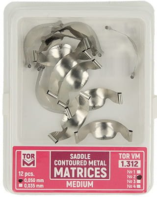 Przejdź do produktu Matryce siodłowe (op. 12 szt.) średnie (2) - 0,050mm