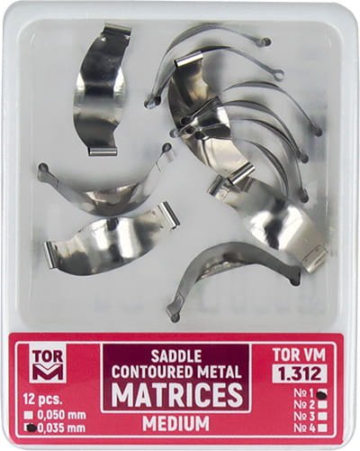 Przejdź do produktu Matryce siodłowe (op. 12 szt.) średnie (1) - 0,035mm