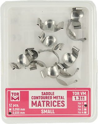Przejdź do produktu Matryce siodłowe (op. 12 szt.) małe (2) - 0,035mm