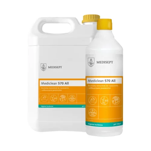 Przejdź do produktu Mediclean 570 All Skoncentrowany preparat do czyszczenia i odtłuszczania powierzchni 1l