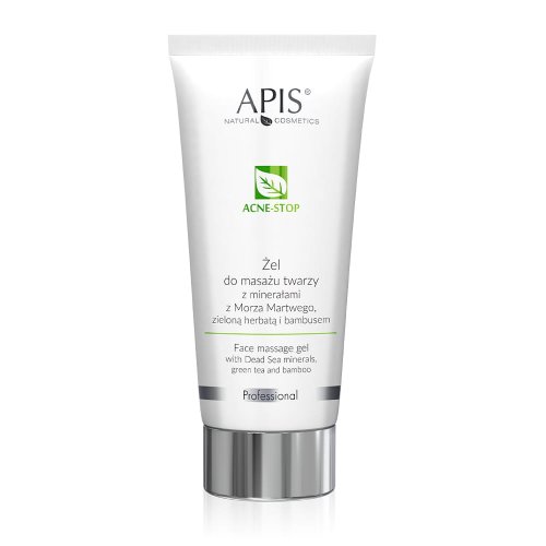Przejdź do produktu APIS Acne-stop Żel do masażu twarzy z minerałami z Morza Martwego, zieloną herbatą i bambusem 200 ml