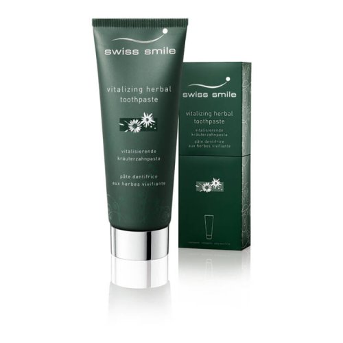Przejdź do produktu SWISS SMILE Herbal Bliss Toothpaste 75ml energetyzują pasta ziołowa wzmacniająca dziąsła i zęby