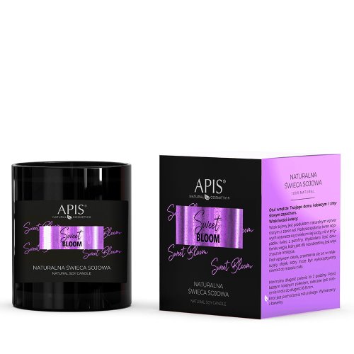 Przejdź do produktu Apis Sweet Bloom Naturalna świeca sojowa 100% / 220 g