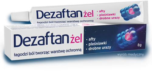 Przejdź do produktu DEZAFTAN Żel na afty i pleśniawki w jamie ustnej 8 g
