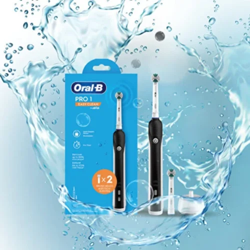 Przejdź do produktu Szczoteczka Elektryczna Oral-B Pro 1 EASY CLEAN 2 końcówki