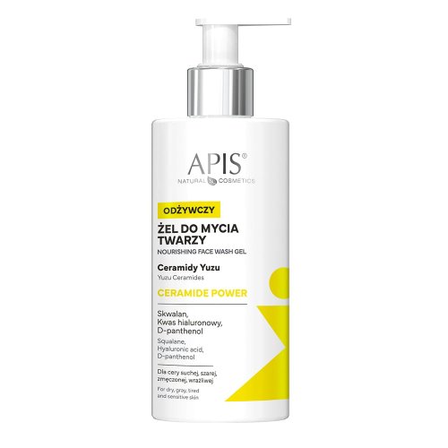 Przejdź do produktu Apis CERAMIDE POWER Odżywczy żel do mycia twarzy 300ml