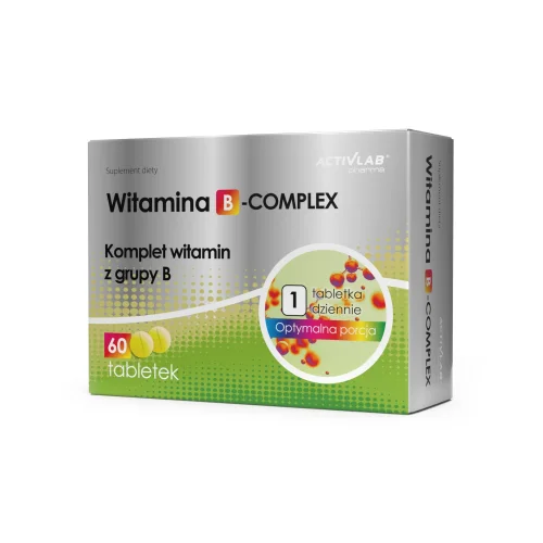 Przejdź do produktu Witamina B-Complex Komplet witamin z grupy B 60 tabletek