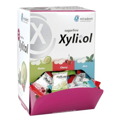 Przejdź do produktu MIRADENT Xylitol Drops 1 szt - przeciwpróchnicowe cukierki z ksylitolem w różnych smakach