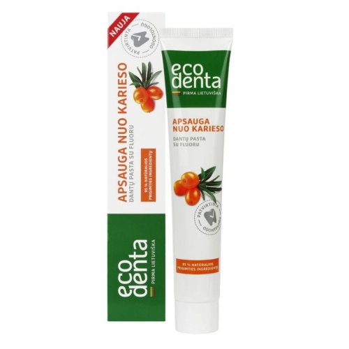 Przejdź do produktu ECODENTA BASIC pasta do zębów przeciw próchnicy z olejkiem z rokitnika 75ml