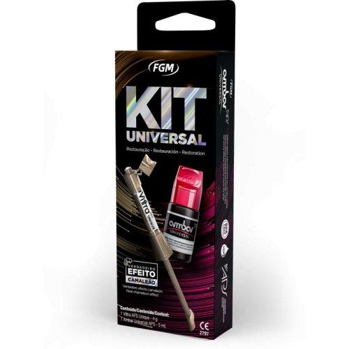 Przejdź do produktu Kit Universal (1 strzykawka Vittra Unique 4 g i 1 bond Ambar Universal APS, 5 ml), 1 szt.