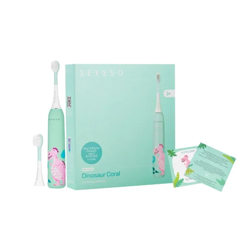 Przejdź do produktu SEYSSO Kids Dinosaur Coral Szczoteczka Soniczna dla Dzieci 3+