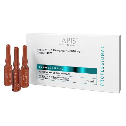 Przejdź do produktu Apis Express lifting Koncentrat intensywie napinający z kompleksem Tens UpTM AMPUŁKI, 10X3 ml
