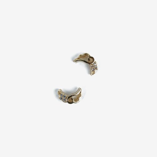 Przejdź do produktu Semilac Ozdoba do manicure Złote skrzydła 2 szt.