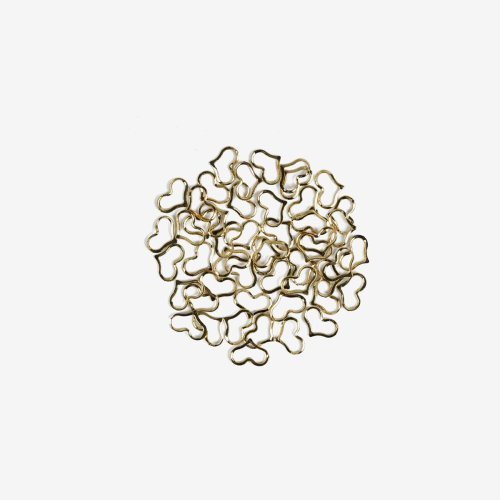 Przejdź do produktu Semilac Ozdoba do manicure Złote serce ramka 50 szt.