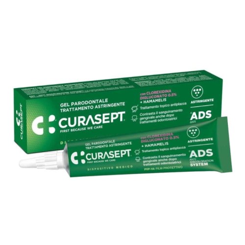 Przejdź do produktu Żel leczniczy do dziąseł z chlorheksydyną CURASEPT ADS DNA 350 + Oczar Wirginiski