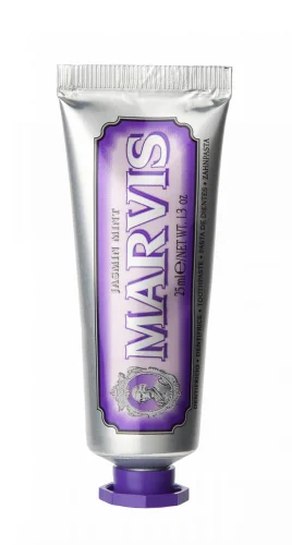 Przejdź do produktu MARVIS Jasmin Mint pasta do zębów z fluorem, jaśminowa mięta, opakowanie podróżne, 25 ml