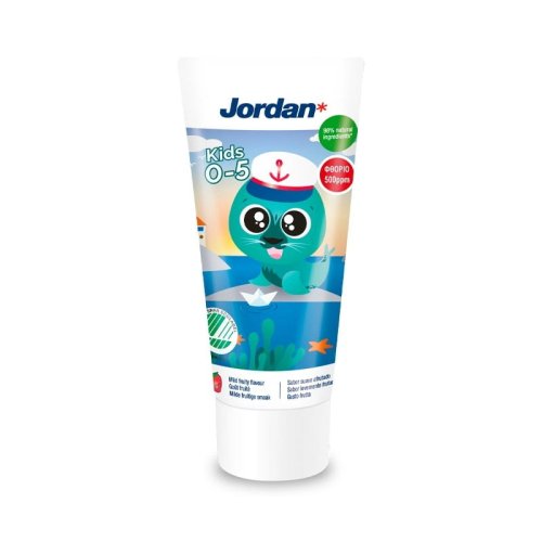 Przejdź do produktu Jordan pasta dla dzieci - KIDS 0-5 lat 50ml o łagodnym malinowym smaku