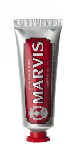 Przejdź do produktu MARVIS Cinnamon Mint pasta do zębów z fluorem, cynamonowa mięta, 25 ml