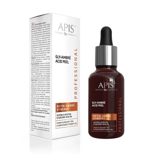 Przejdź do produktu Apis RETIN- AMBRE SYNERGY Gly-Ambré Acid Peel Kwas glikolowy 15% & Kwas bursztynowy 2%  30 ml