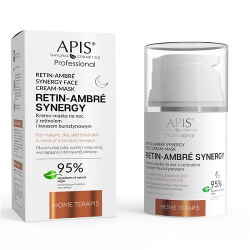 Przejdź do produktu Apis RETIN- AMBRE SYNERGY HOME TERAPIS Kremo-maska na noc z retinolem i kwasem bursztynowym  50 ml