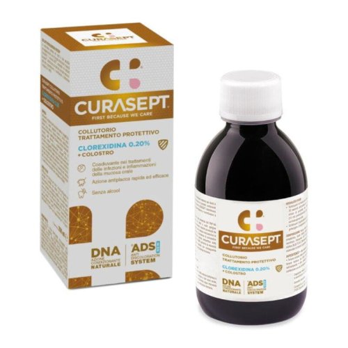 Przejdź do produktu Płyn do płukania jamy ustnej Curasept DNA ADS Z CHLORCHEKSYDYNĄ 0.20 I COLOSTRUM