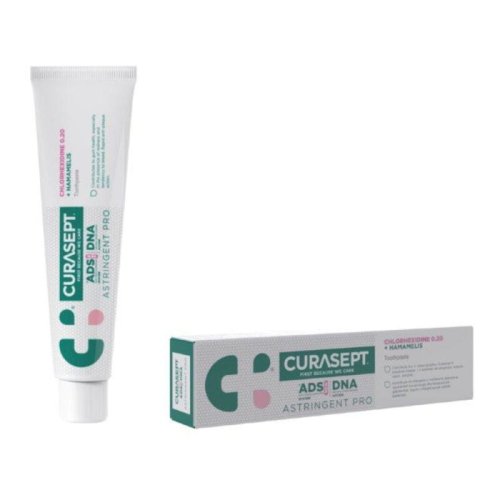 Przejdź do produktu CURASEPT ADS DNA 720 ASTRINGENT 0,20% CHX 75ml - ściągająca pasta do zębów z chlorheksydyną i oczarem wirginijskim