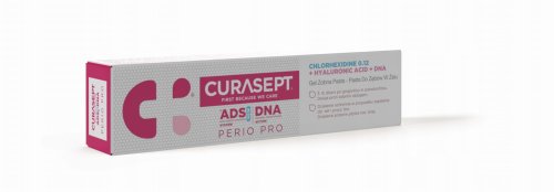 Przejdź do produktu CURASEPT ADS DNA PERIO PRO Pasta do zębów z chlorheksydyną 0.12 w żelu + kwas hialuronowy