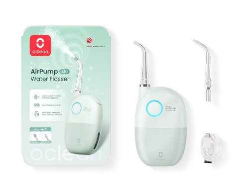 Przejdź do produktu Oclean Irygator podróżny A10 - zielony - (2 dysze w zestawie) 