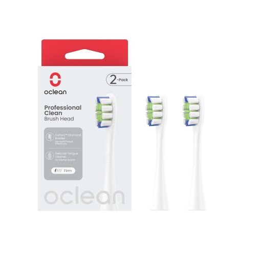 Przejdź do produktu Oclean końcówki do szczoteczki Professional Clean 2szt. kolor: biały P1C1 W02