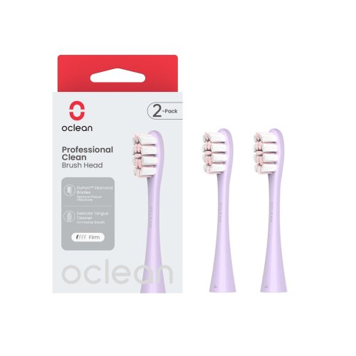 Przejdź do produktu Oclean końcówki do szczoteczki Professional Clean 2szt. kolor: fioletowy P1C13