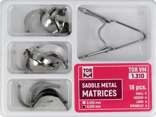 Przejdź do produktu Matryce siodłowe z zaciskiem sprężynowym (op. 18 szt.) - 0,035mm