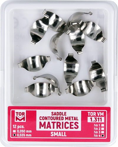 Przejdź do produktu Matryce siodłowe (op. 12 szt.) małe (4) - 0,035mm