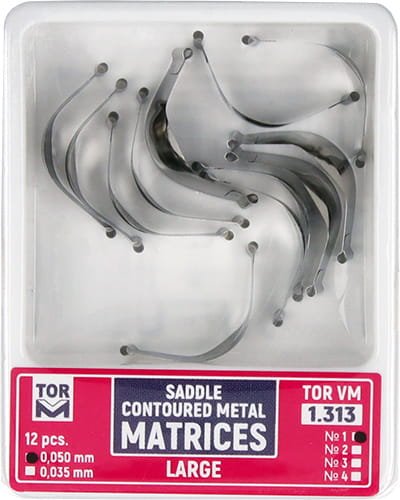 Przejdź do produktu Matryce siodłowe (op. 12 szt.) duże (1) - 0,050mm