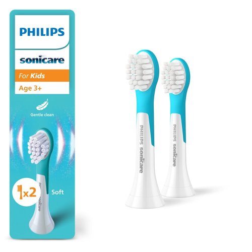 Przejdź do produktu SONICARE Philips końcówki do szczoteczki dla dzieci 3+ (2 szt.) HX6032/90