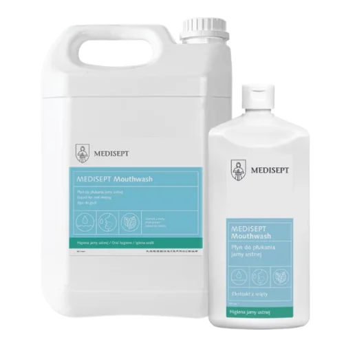 Przejdź do produktu MEDISEPT Mouthwash Płyn do płukania jamy ustnej dla gabinetów stomatologicznych 5L