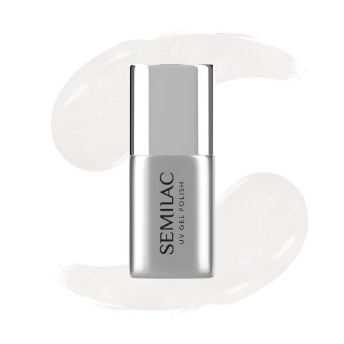 Przejdź do produktu Semilac Top do lakierów hybrydowych No Wipe T32 Milky Dust 7 ml 