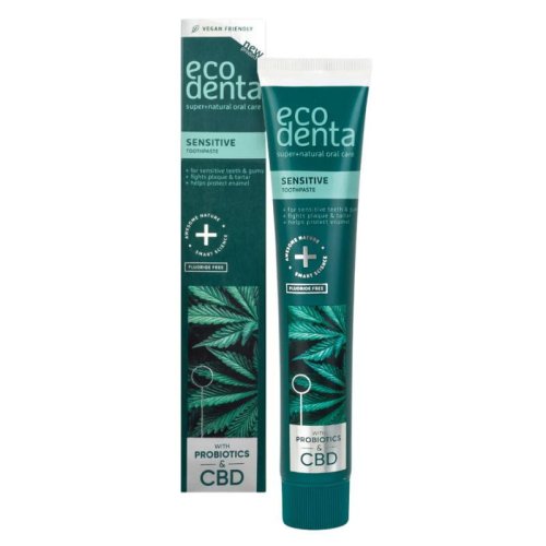 Przejdź do produktu ECODENTA Expert Line - Pasta do zębów SENSITIVE z CBD i probiotykami 75ml