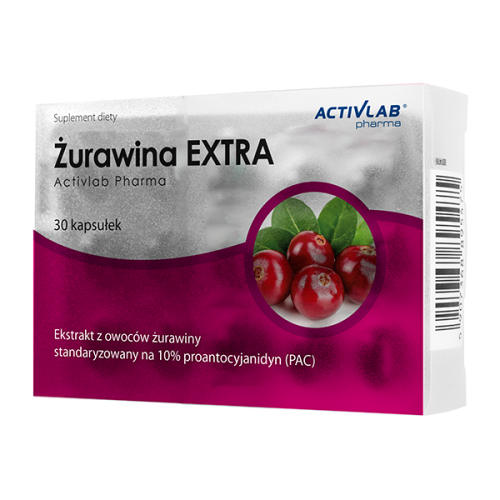 Przejdź do produktu Żurawina EXTRA 30 kapsułek