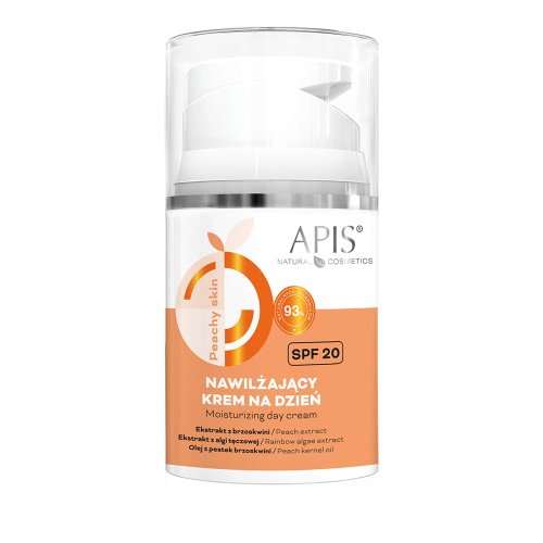 Przejdź do produktu Apis PEACHY SKIN Nawilżający krem na dzień SPF 20   50 ml