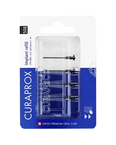 Przejdź do produktu Curaprox CPS 508 implant refill 4x czarne