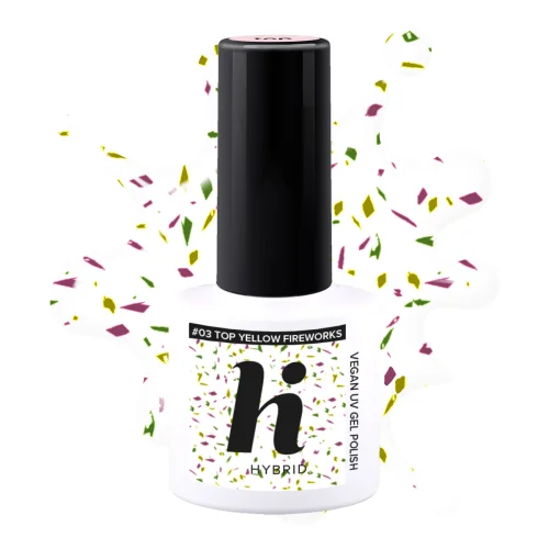 Przejdź do produktu hi hybrid Top No Wipe Yellow Fireworks #02 - 5ml