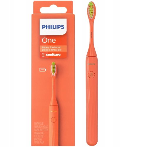 Przejdź do produktu PHILIPS SONICARE ONE HY1100/51 ORANGE Szczoteczka soniczna na baterie