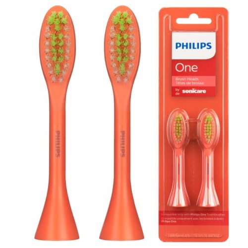 Przejdź do produktu Philips Sonicare ONE BH1022/01 Orange Końcówki do szczoteczki sonicznej 2 sztuki