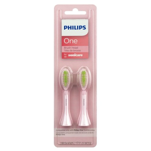 Przejdź do produktu Philips Sonicare ONE BH1022/00 Pink Końcówki do szczoteczki sonicznej 2 sztuki