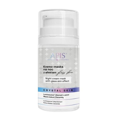 Przejdź do produktu APIS CRYSTAL SKIN Kremo-maska na noc z efektem „glass skin” / 50 ml