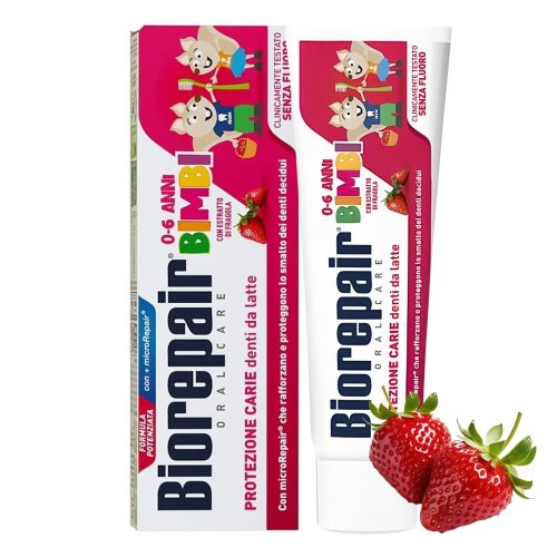 Przejdź do produktu BIOREPAIR KIDS pasta do zębów truskawka  50ml 