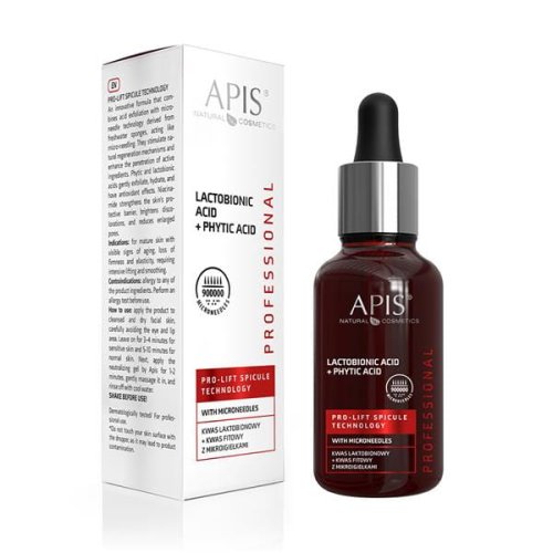 Przejdź do produktu Apis PRO-LIFT SPICULE TECHNOLOGY Kwas laktobionowy + kwas fitowy z mikroigiełkami  30 ml