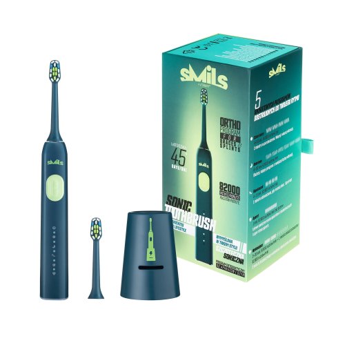 Przejdź do produktu VITAMMY SMILS DEEP WATER Szczoteczka soniczna do zębów z funkcją kontroli nacisku