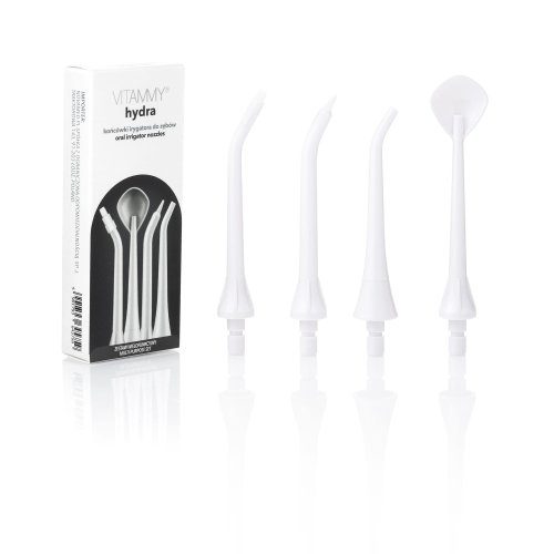 Przejdź do produktu VITAMMY HYDRA BIAŁE Końcówki do irygatora, standardowe i specjalistyczne, 4 szt.