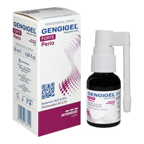 Przejdź do produktu GENGIGEL Perio INTENSIVE CARE 0,05% HA oraz 0,20% CHX Spray 20ml - spray z kwasem hialuronowym i chorheksydyną